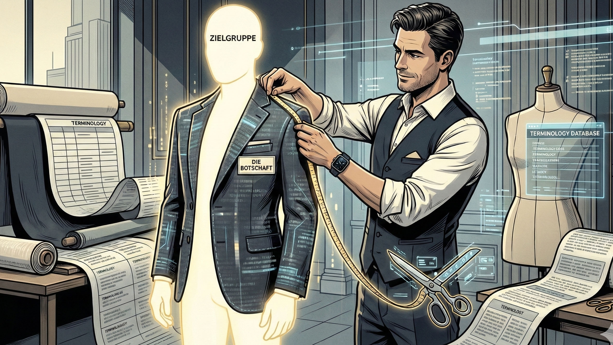 UebersetzungIllustration02 Massgeschneiderte Übersetzungen