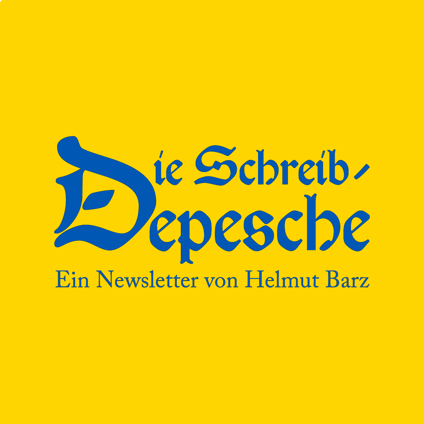 Die SchreibDepesche – ein Newsletter von helmut Barz